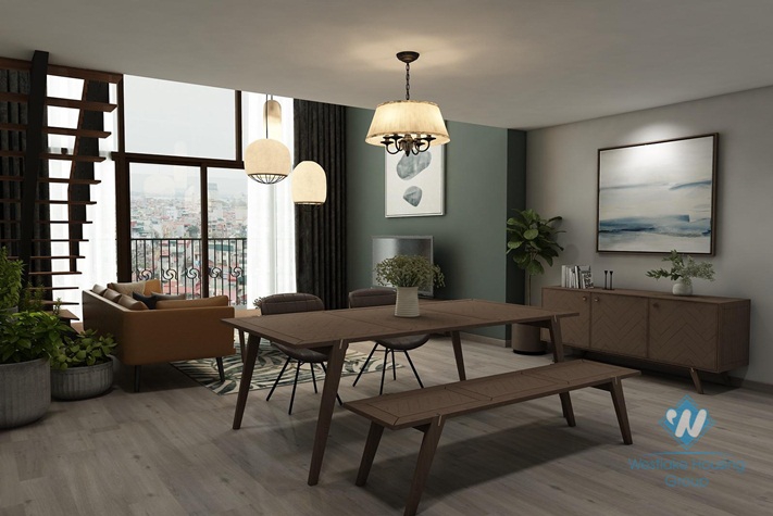 Luxury apartment for rent in Pentsudio, Tay Ho district, Hanoi